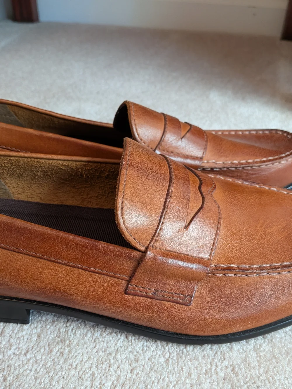 Rockport Men's Penny Loafers in Cognac